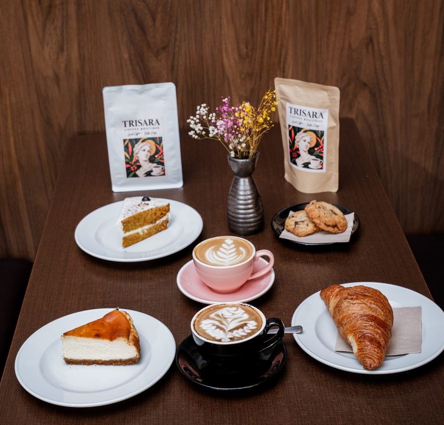 Coffee and pastries at Trisara